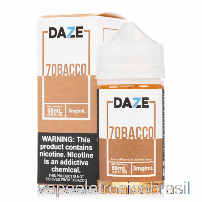 Vape Recarregável 7obacco - 7 Daze E-líquido - 60ml 6mg
